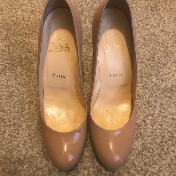 CHRISTIAN LOUBOUTIN NEW SIMPLE 120 PATENT PUMPS - Picture 6 of 12